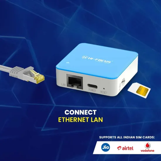 Hi-Focus Sim Router 4G | 5G 150 Mbps