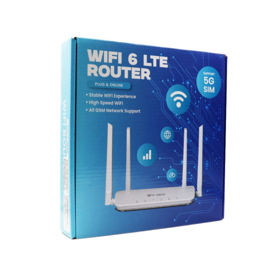 Hi-Focus Sim Router 5G 4 Antenna Wi-Fi 6 LTE HF-R1004T-4G-W6 Hi-Focus Sim Router 5G 4 Antenna Wi-Fi 6 LTE HF-R1004T-4G-W6