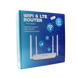 Hi Focus HF-R1104T-4G-W6 5G 4 Antenna Sim WiFi 6 LTE Router