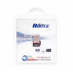Ranz Wi-Fi Adapter 450 Mbps Silver
