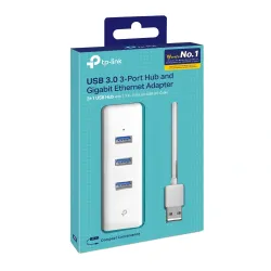 TP-Link Usb Hub 3 Port 3.0 With Giga Lan Port 2 in 1 ( UE330)