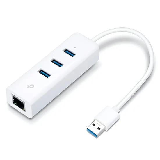 TP-Link Usb Hub 3 Port 3.0 With Giga Lan Port 2 in 1 ( UE330)