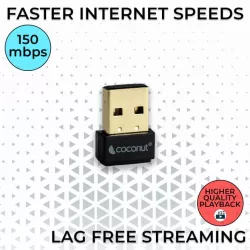 Coconut USB Wi-Fi Adapter Nano 150 Mbps WA04