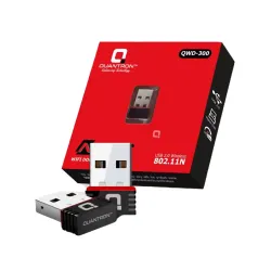Quantron Usb TO Wi-Fi Dongle Adapter 300 Mbps 2.0 QWD300