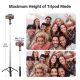 Zebronics Selfie Stick with Tripod Stand and Detachable Bluetooth Shutter Button