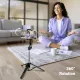Zebronics Selfie Stick with Tripod Stand and Detachable Bluetooth Shutter Button