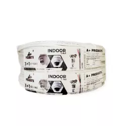 A+ Products 3+1 CCTV Cable Copper Indoor 90m