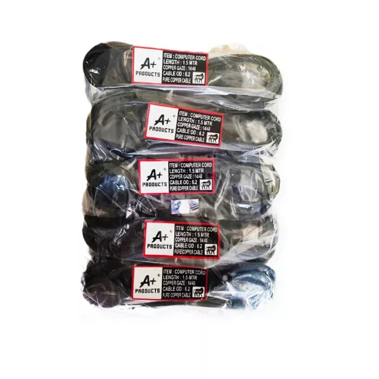 A+Products Computer Power Cable Premium 1.5m OD 6.2 (14/40)