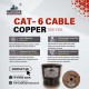 A+Products CAT6 Copper Lan Cable 305y LD Black (0.45mm)