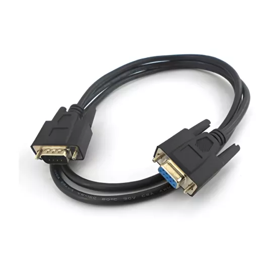 Branded 9 Pin Serial Cable 1.2m (Imported) (Male To Female)