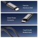 Bungees Type-C Cable PD 100W | 20 Gbps | 4K 60Hz | 2m