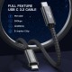 Bungees Type-C Cable PD 100W | 20 Gbps | 4K 60Hz | 2m