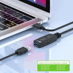 Bungees USB Extension Cable 10m 3.0