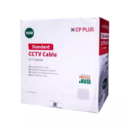 CP Plus 3+1 CCTV Cable Copper 90m