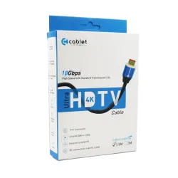 Cablet HDMI Cable 1.5m 4K Ultra 60Hz 18 Gbps Speed
