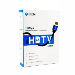 Cablet HDMI Cable 10m 4K Ultra 60Hz 18 Gbps Speed