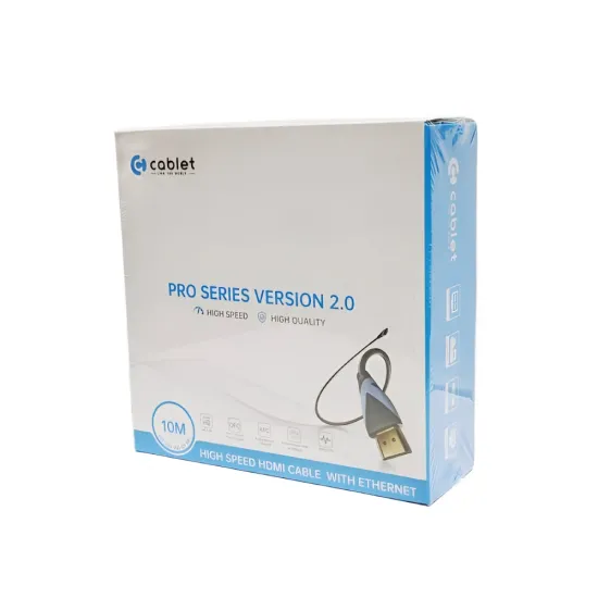 Cablet HDMI Cable 10m 4K 60Hz With Ethernet 18 Gbps Speed