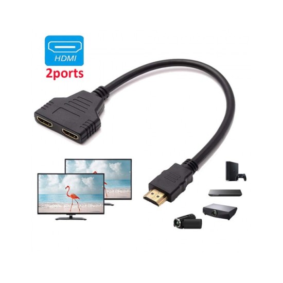 DI HDMI Splitter 1 in 2 Out