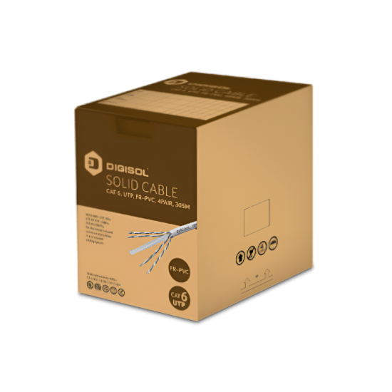 Digisol CAT6 Lan Cable 305m (Grey) 23AWG