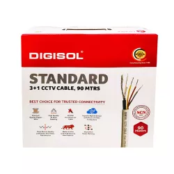 Digisol DGC-CC3S4F-9WCS 3+1 Standard CCTV Cable 90m