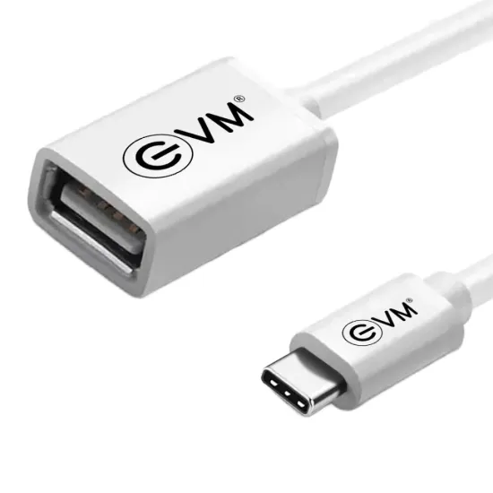 EVM Type-C OTG Cable USB 2.0 (OTG-04) Silver