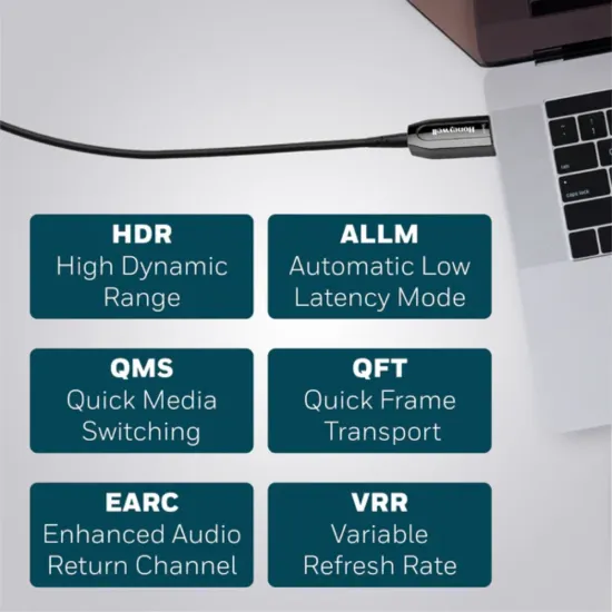 Honeywell HDMI Cable AOC 2.1 Complaint 8K 60Hz 10m