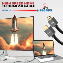 Honeywell Slim HDMI Cable With Etherent 4K 60Hz 2m