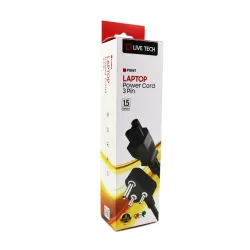 Live Tech Laptop Power Cable 1.5m