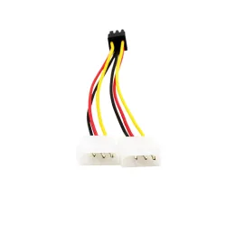 2 Pin to 6 Pin Pci Express Power Adapter Cable