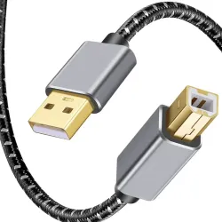 Star-Nix braided USB Printer Cable