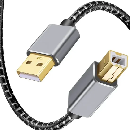 Star-Nix braided USB Printer Cable