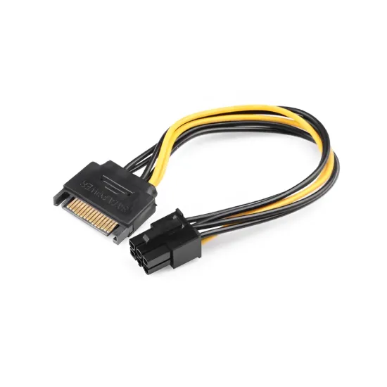 Sata Power cable 6 Pin (Male To Female) Sata Power cable 6 Pin (Male To Female)