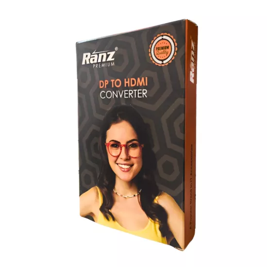 Ranz Display Port To HDMI Converter (Male To Female) (DP to HDMI)