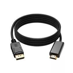 Ranz Display Port To HDMI Cable 1.8m 4k (Male To Male) (DP to HDMI)