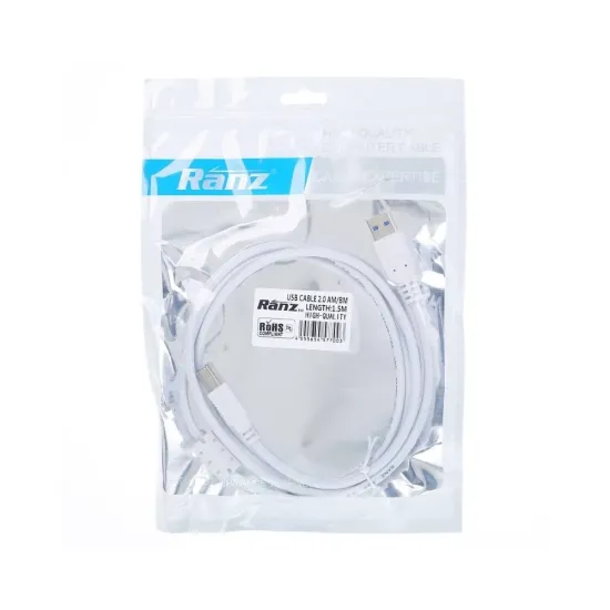 Ranz USB Printer Cable 1.5m Normal