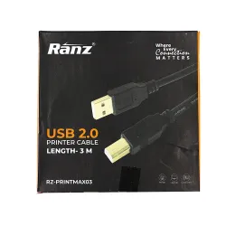 Ranz USB Printer Cable 3m Premium