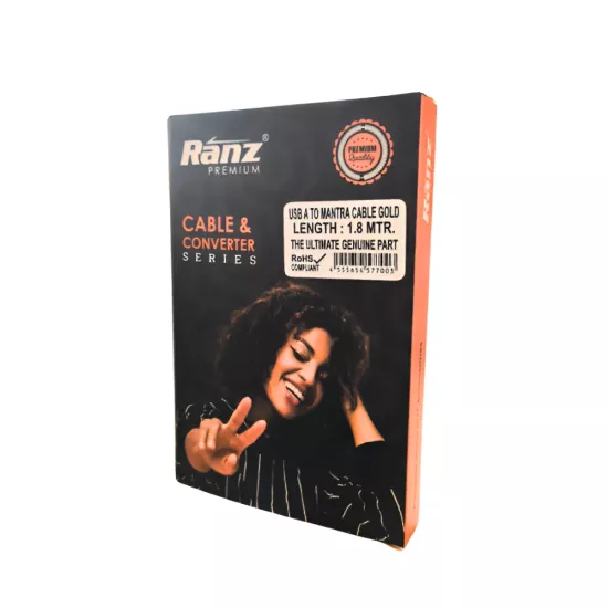 Ranz Aadhar USB Cable For Mantra Device 1.8m