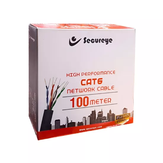 Secureye CAT6 Lan Cable Copper 100m