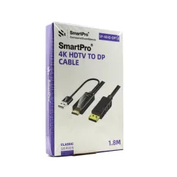 Smart-Pro HDMI To DP Cable 4K 1.8m (SP-4KHD-DP1.8)