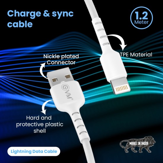 EVM-CL-01 1.2M Type-C To Iphone Charger Cable