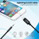 EVM iPhone Lightning to 3.5mm Aux Cable Black