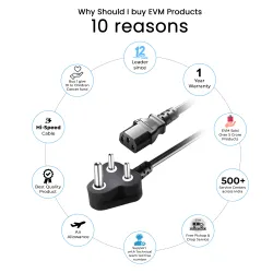 EVM Computer Power Cable 1.5m