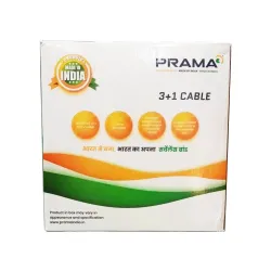 Prama 3+1 CCTV Cable Copper Indoor 90m