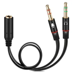 Di Stereo to Stereo 3.5mm 2 in 1 Out