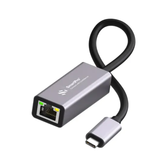 Smart Pro Type-C To Lan Converter 1000 Mbps Giga