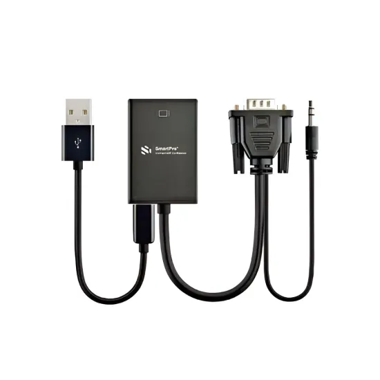 Smart-Pro VGA To HDMI Converter With Audio Smart-Pro VGA To HDMI Converter With Audio