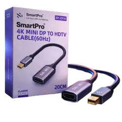 SmartPro Mini DP To HDMI Converter 4K (Male to Female)