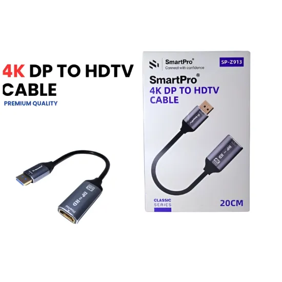 Smart-Pro Display Port To Hdmi Converter 4K