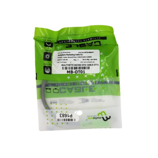 Multybyte Micro To USB OTG Cable