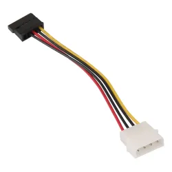 SATA Female To 4 Pin Male Cable 15cm